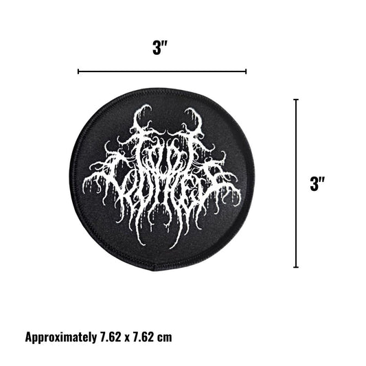 Black Metal FootClothes Logo Patch - FootClothes