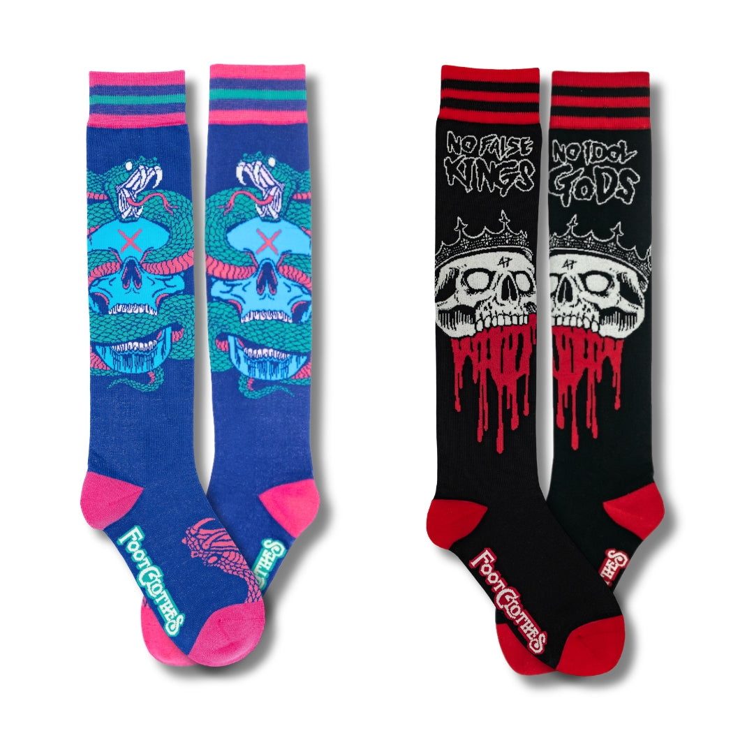 XRAEART Knee High Sock Pack | 2 Designs - FootClothes