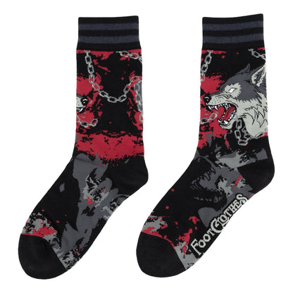 Big Mad Wolf Crew Socks - FootClothes