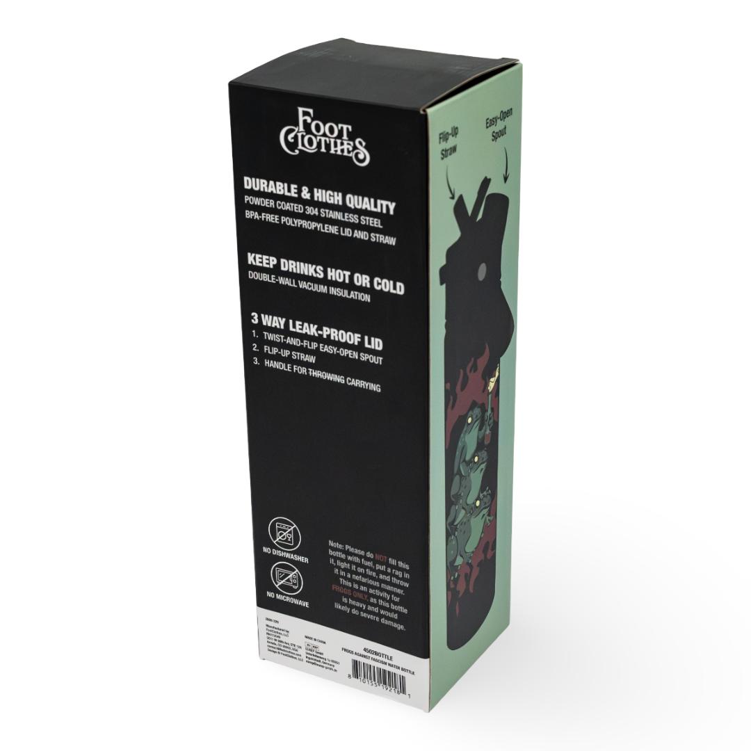 LIMITED Frogs Against Fascism Water Bottle