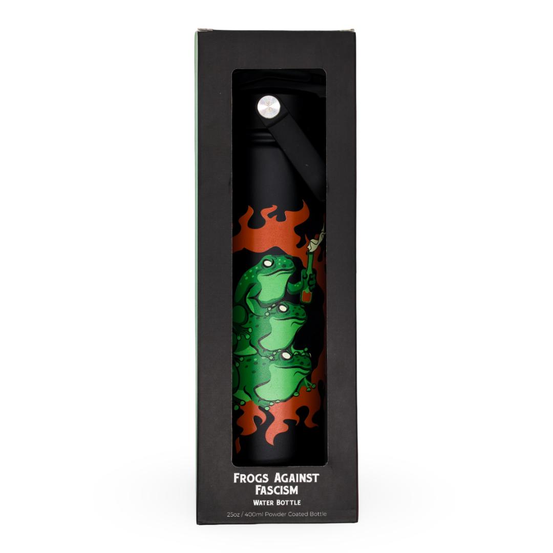 LIMITED Frogs Against Fascism Water Bottle