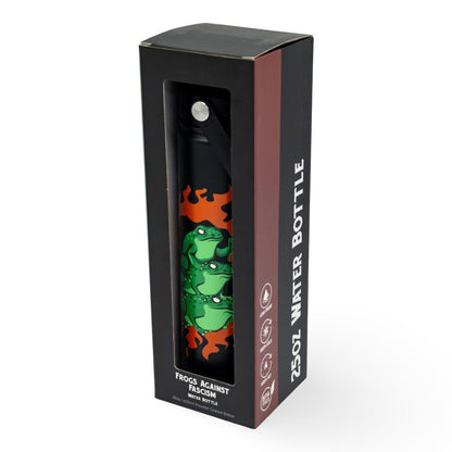 LIMITED Frogs Against Fascism Water Bottle