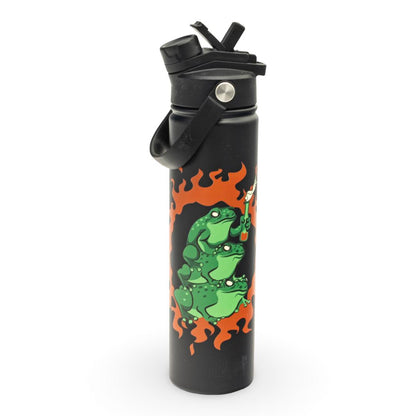LIMITED Frogs Against Fascism Water Bottle