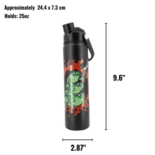 LIMITED Frogs Against Fascism Water Bottle