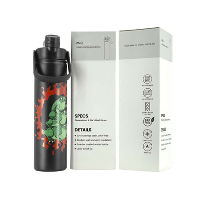 LIMITED Frogs Against Fascism Water Bottle - FootClothes