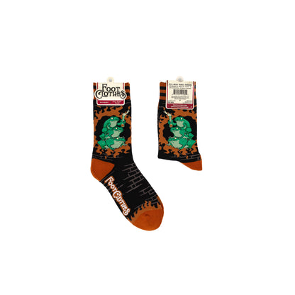 Frogs Against Fascism Crew Socks - FootClothes