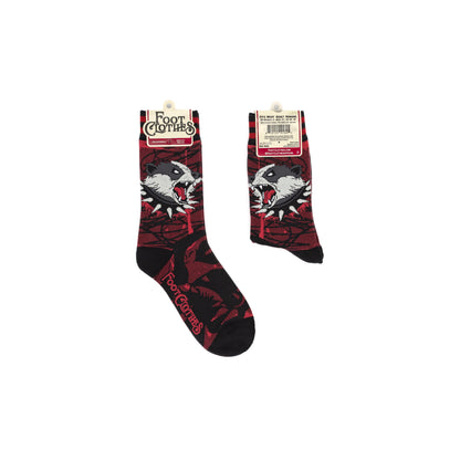 Anarchy Badger Crew Socks - FootClothes