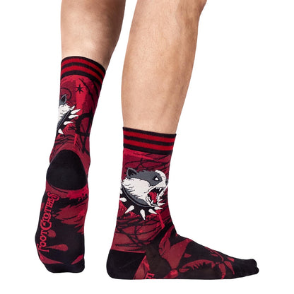 Anarchy Badger Crew Socks - FootClothes