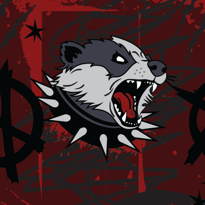 Anarchy Badger Crew Socks - FootClothes