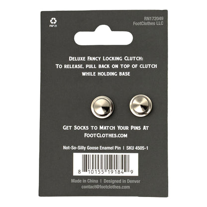 Not-So-Silly Goose Hard Enamel Pin - FootClothes