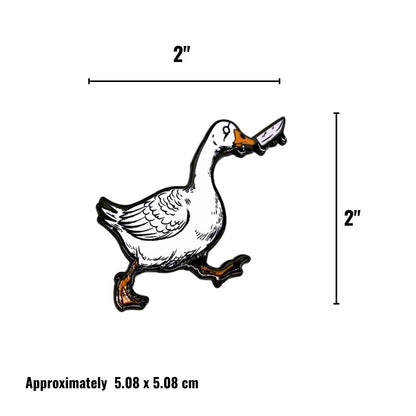 Not-So-Silly Goose Hard Enamel Pin - FootClothes