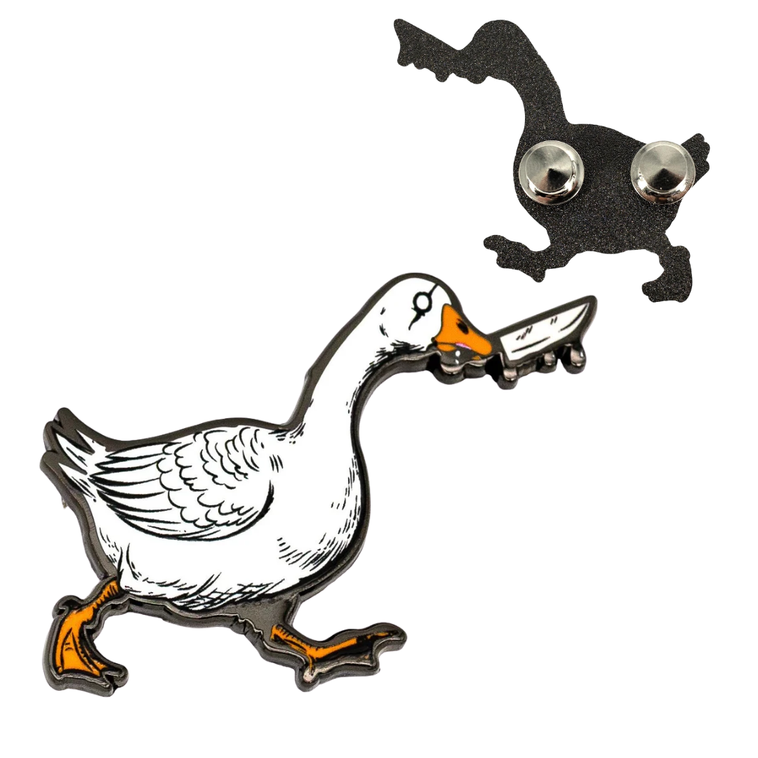 Not-So-Silly Goose Hard Enamel Pin - FootClothes