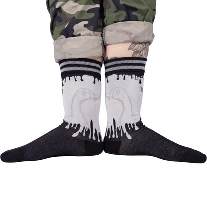 Not-So-Silly Goose Crew Socks