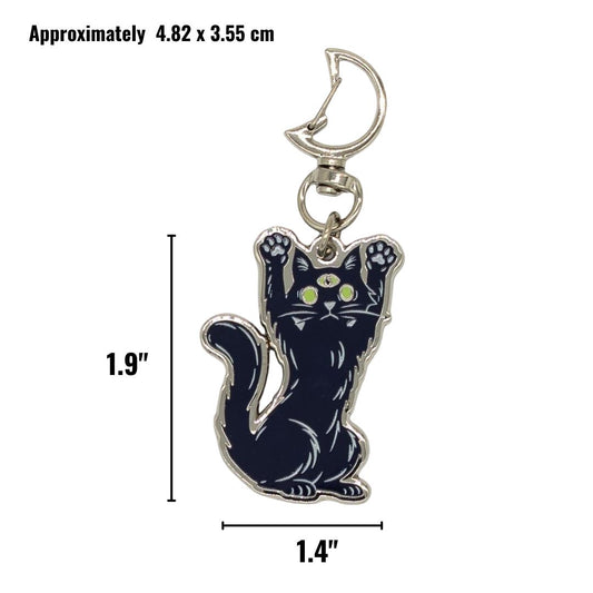 Scaredy Cat Keychain