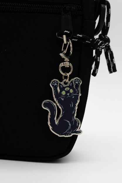 Scaredy Cat Keychain