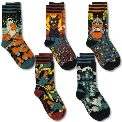 Haunted Harvest Crew Sock Pack | 5 Designs