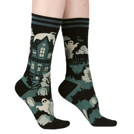 Dead End Manor Crew Socks