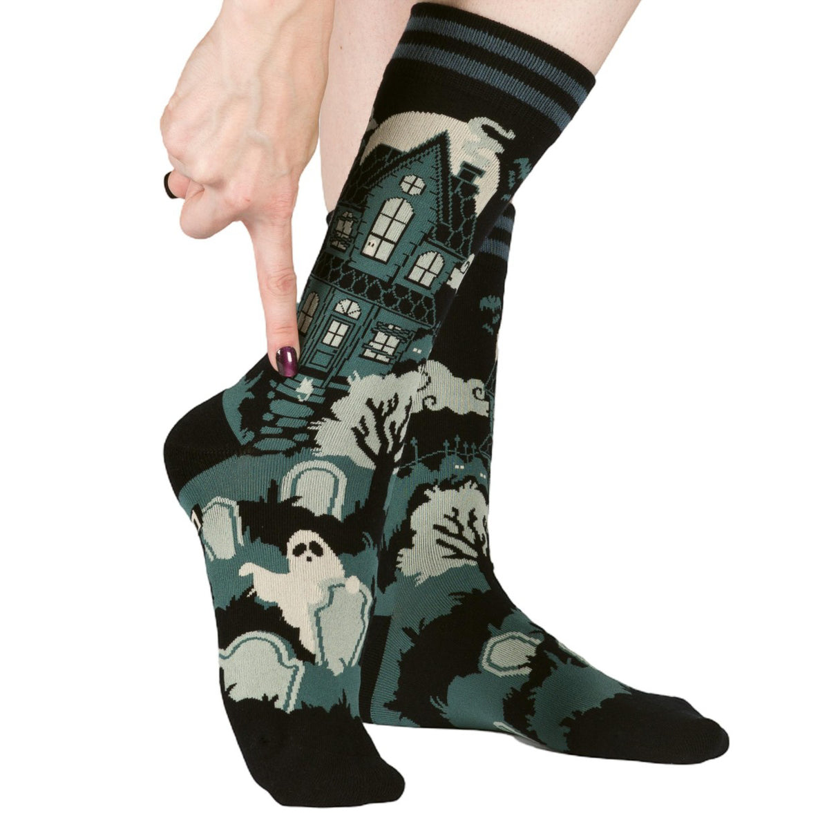 Dead End Manor Crew Socks
