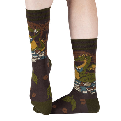 Matcha Dragon Crew Socks FootClothes