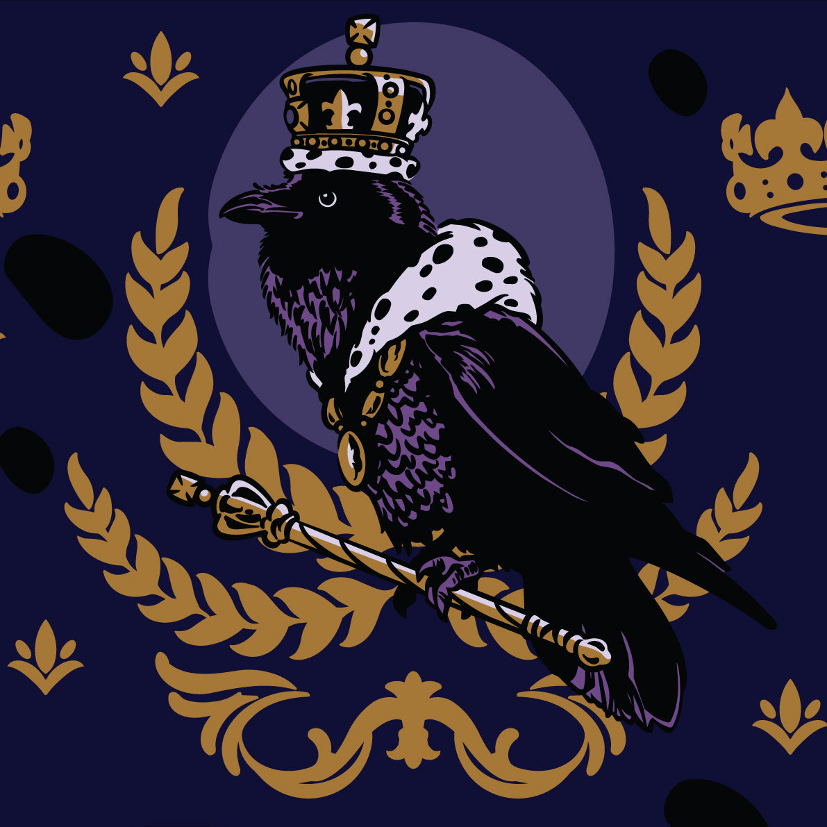 Royal Ravens Crew Socks