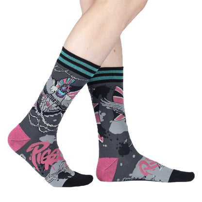 Punk Pigeon Crew Socks