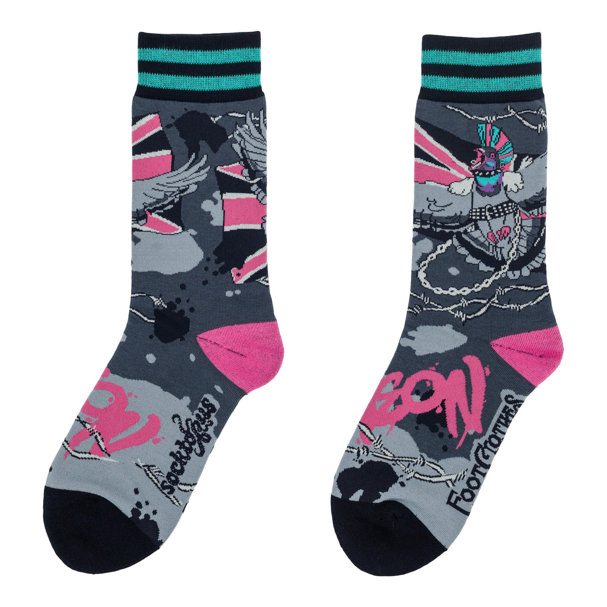 Punk Pigeon Crew Socks
