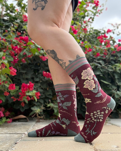 PREORDER Baneful Botany Crew Socks - FootClothes