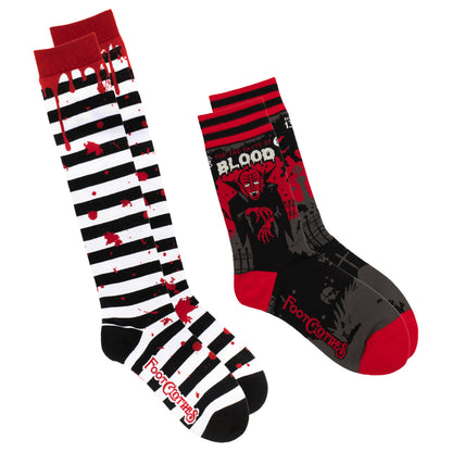 Blood Goth Sock Pack | 2 Designs - FootClothes