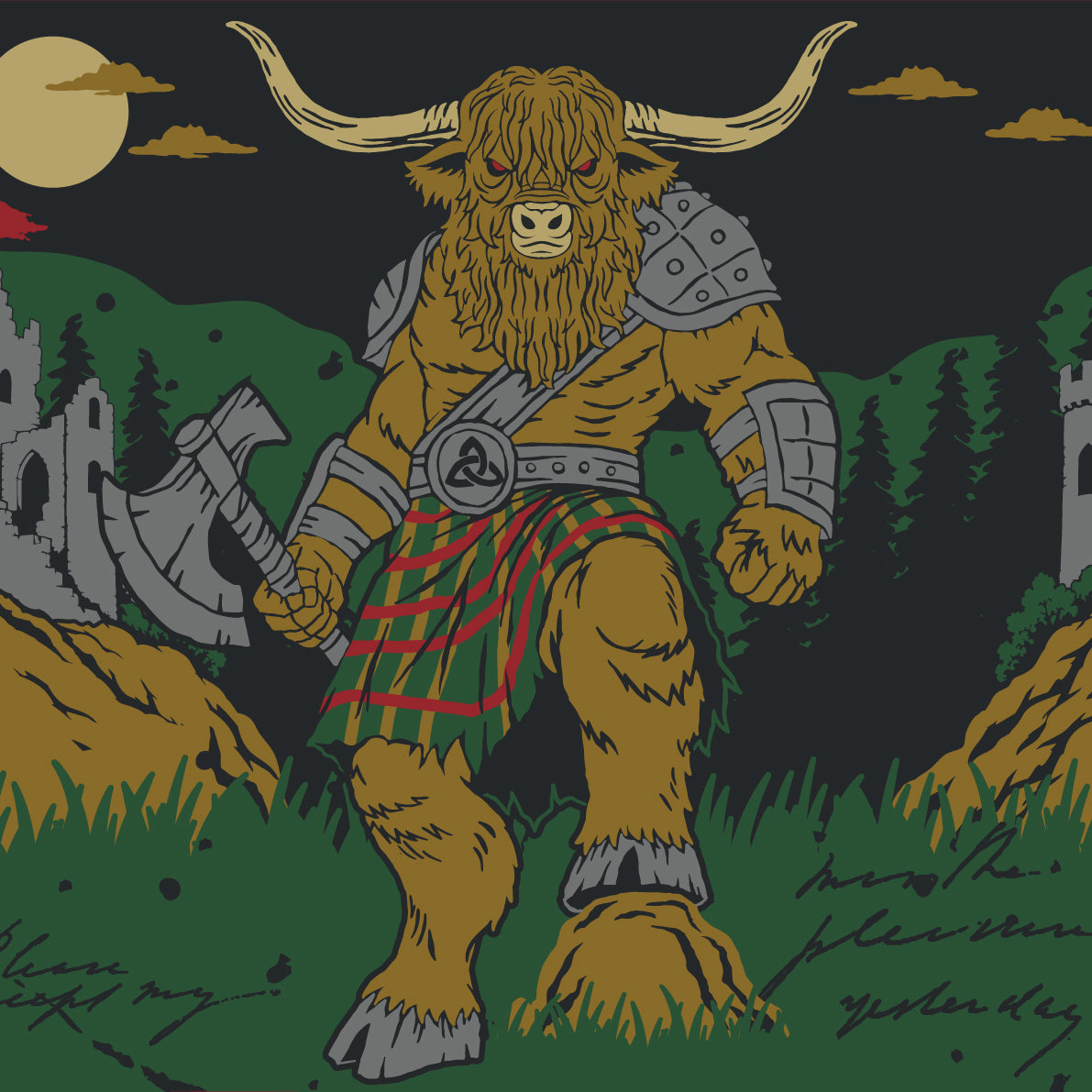Highland Exe-coo-tioner Crew Socks