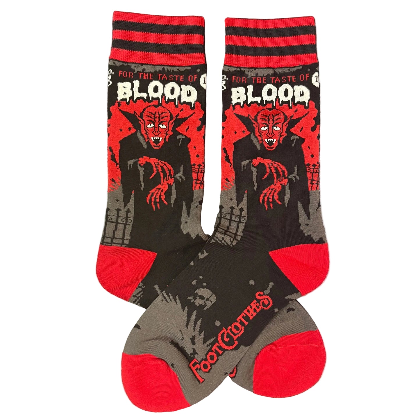IMPERFECT Dracula's Bloodlust Crew Socks (1 Pair)