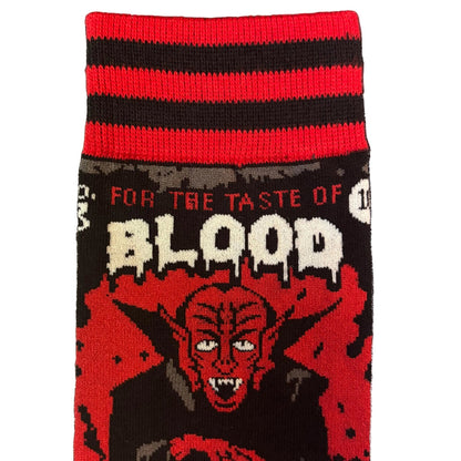 IMPERFECT Dracula's Bloodlust Crew Socks (1 Pair)