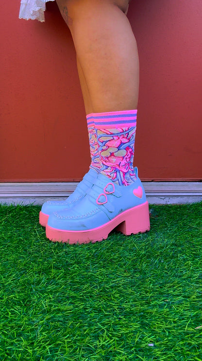 Aortic Entanglement Crew Socks - FootClothes