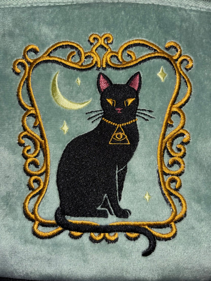 IMPERFECT Duchess Shadowfloof's Mew World Order Large Velvet Cosmetics Bag