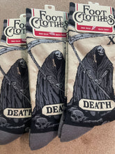 Load image into Gallery viewer, IMPERFECT Death Tarot Crew Socks - FootClothes
