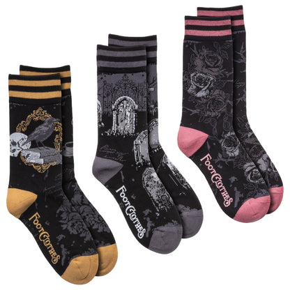 Nocturnal Crew Sock Pack | 3 Designs