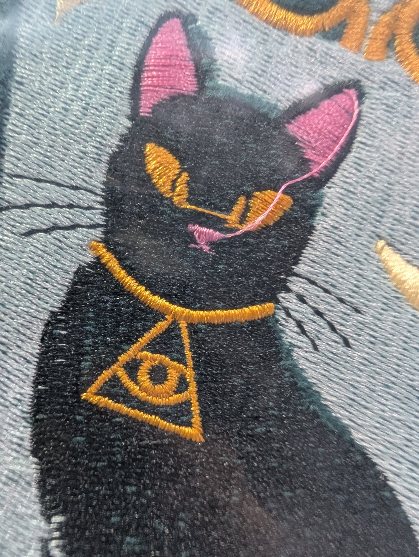 IMPERFECT Duchess Shadowfloof's Mew World Order Large Velvet Cosmetics Bag