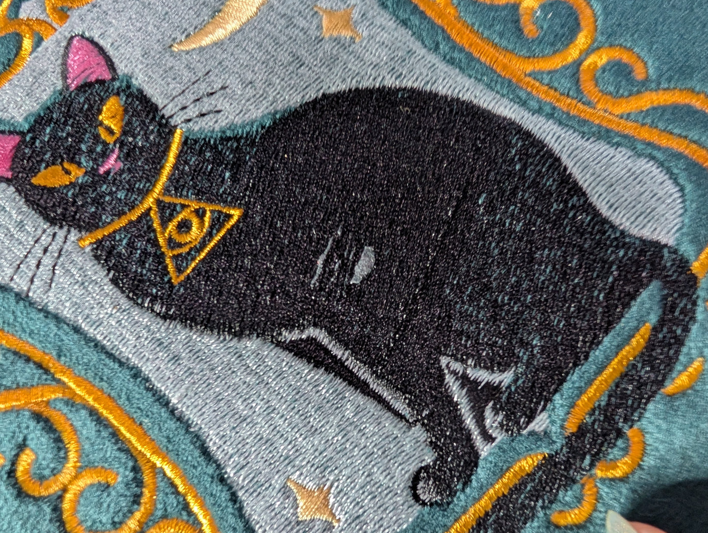 IMPERFECT Duchess Shadowfloof's Mew World Order Large Velvet Cosmetics Bag