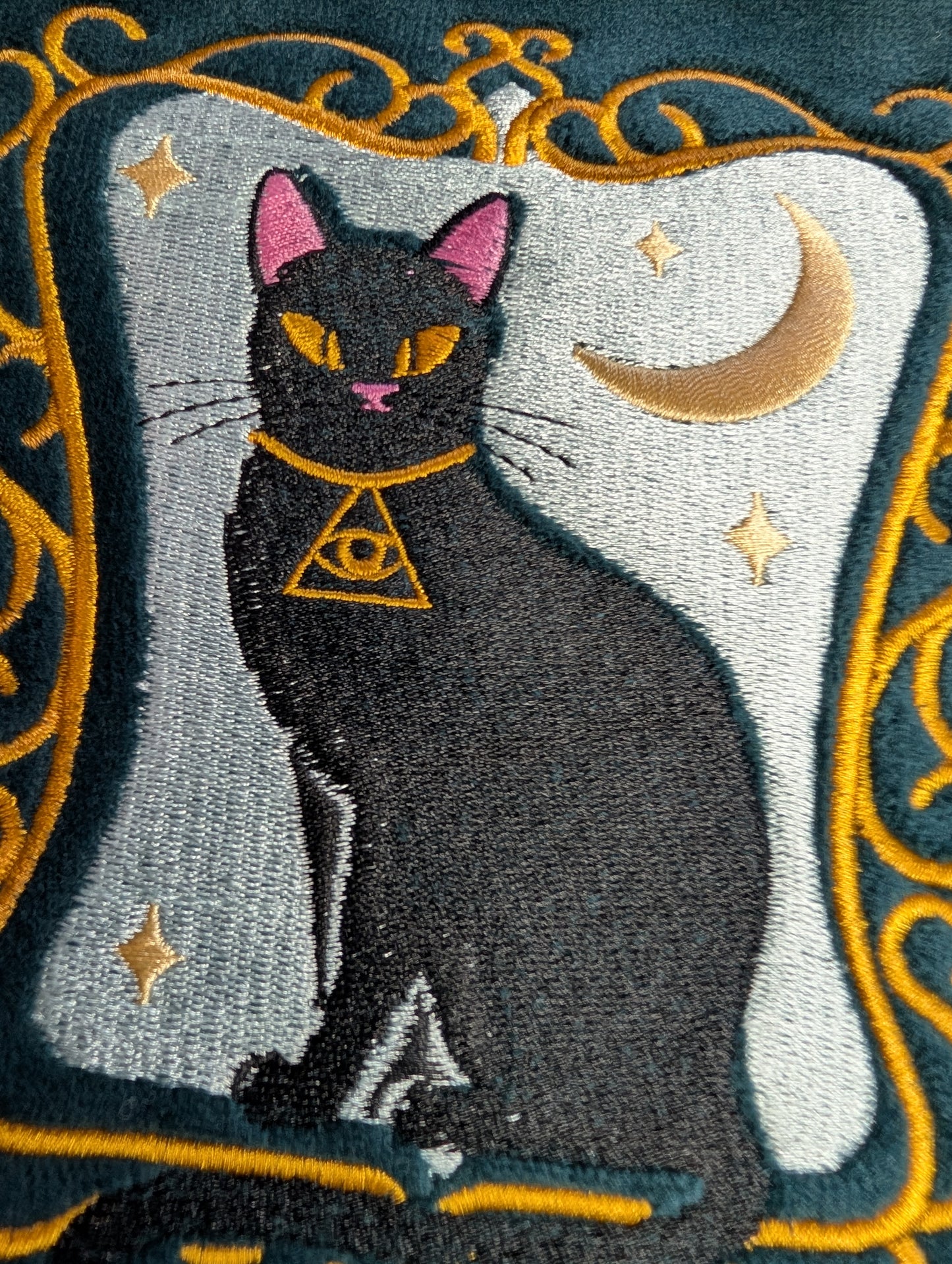 IMPERFECT Duchess Shadowfloof's Mew World Order Large Velvet Cosmetics Bag