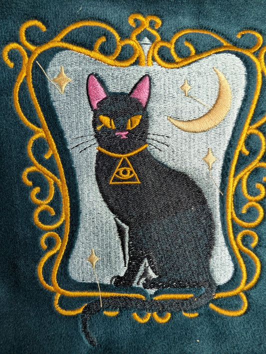 IMPERFECT Duchess Shadowfloof's Mew World Order Large Velvet Cosmetics Bag