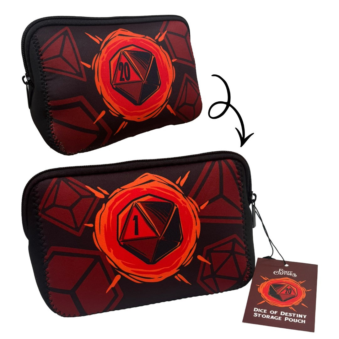 LIMITED Dice of Destiny Neoprene Zip Pouch
