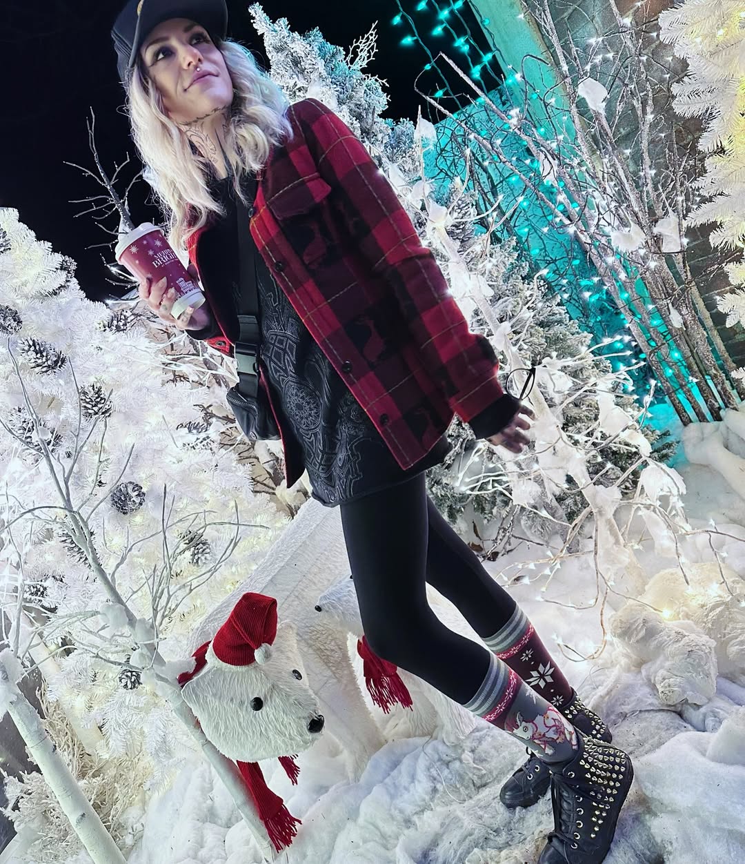 Yule Goat Crew Socks