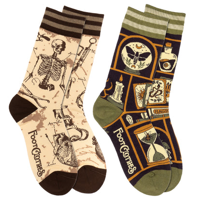 Victorian Science Crew Sock Pack | 2 Designs