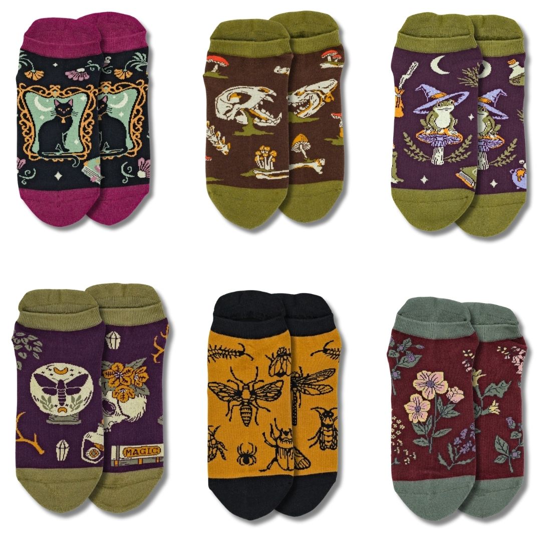 PREORDER Witchy Ankle Sock Pack | 6 Designs