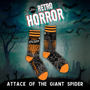 Attack of the Giant Spider Crew Socks - FootClothes