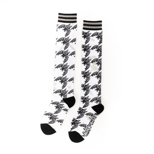 Batstooth Knee High Socks - FootClothes