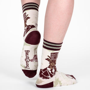Dapper Goat Man Crew Socks - FootClothes