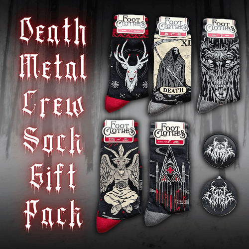 Death Metal Crew Sock Gift Pack - FootClothes