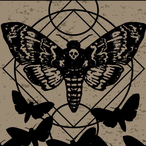 Death's Head Hawkmoth Crew Socks - FootClothes