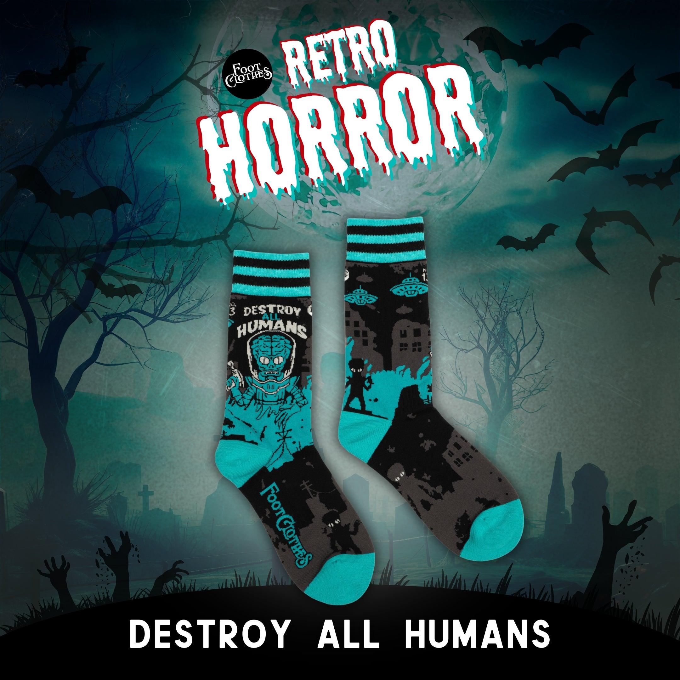 Destroy All Humans Crew Socks - FootClothes