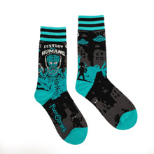 Load image into Gallery viewer, Destroy All Humans Crew Socks - FootClothes
